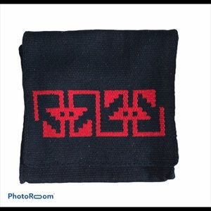 NWOT Black crossbody 100% natural wool